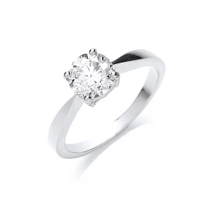 18ct White Gold 1.00ct Diamond Engagement Ring